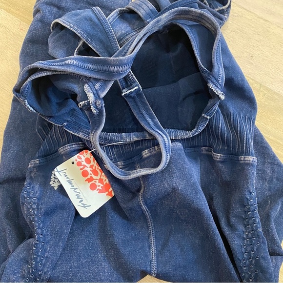 Free people good karma deepest navy onesie - Picture 5 of 5